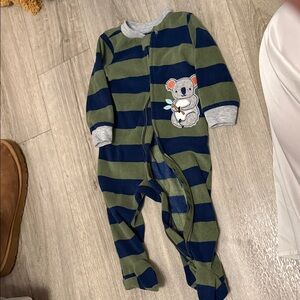 Carter's Green and Blue Striped One Piece with Koala